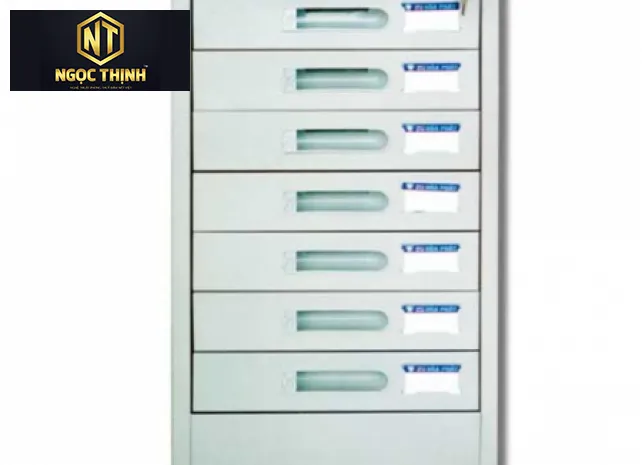 Tủ sắt sơn tĩnh điện gồm 7 ngăn kéo TU7F Tủ sắt sơn tĩnh điện gồm 7 ngăn kéo TU7F